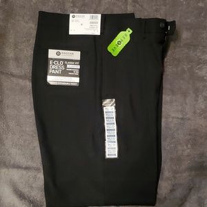Men's Haggar Black Dress Slacks 36 X 31